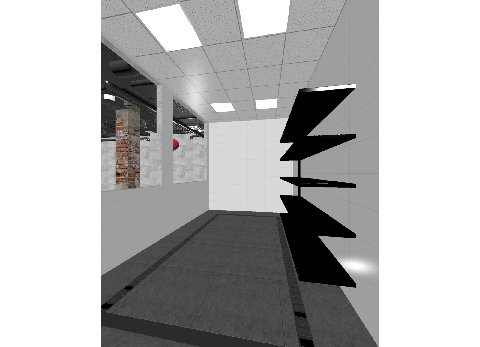 工业风其他商业空间3D模型下载【ID:1214312666】