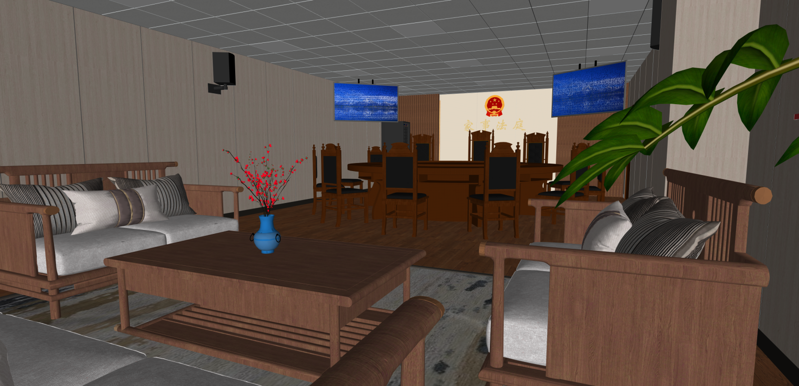 现代其他公共空间SU模型下载【ID:1215969212】