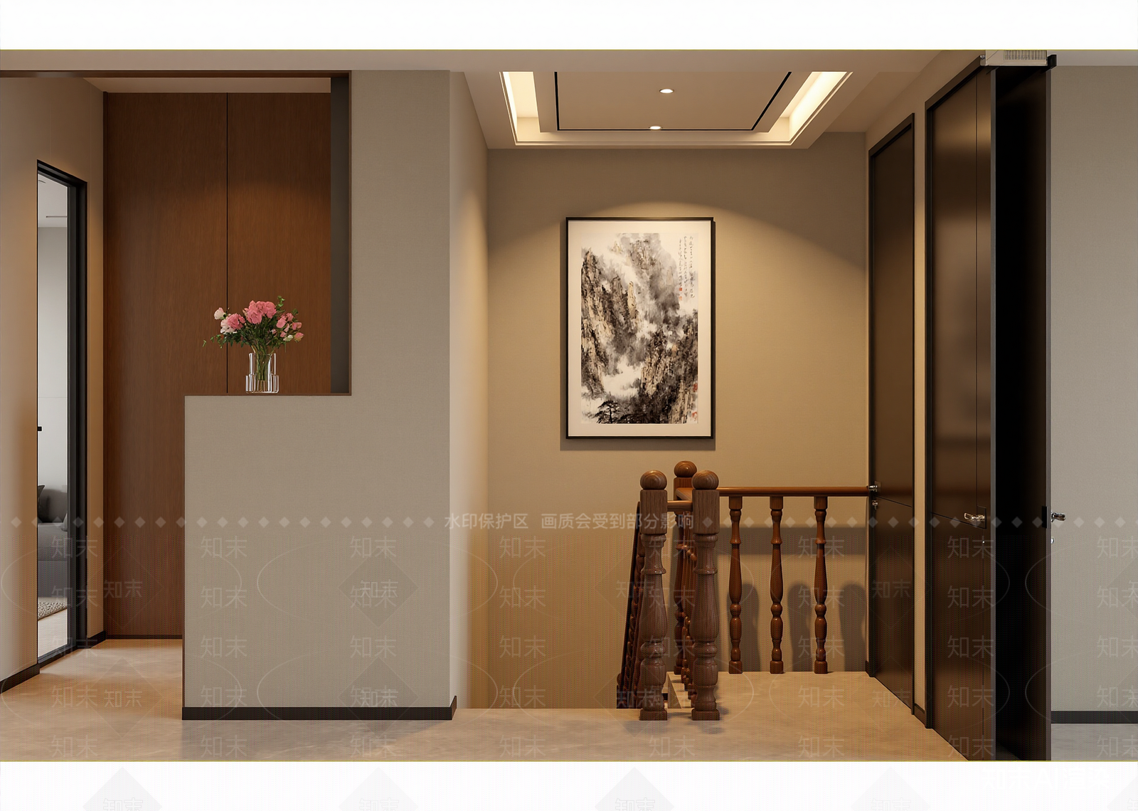 现代玄关3D模型下载【ID:1215031319】