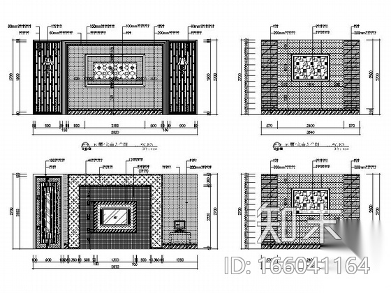 [苏州]某国际高档商务会所室内装修图（含效果）cad施工图下载【ID:166041164】