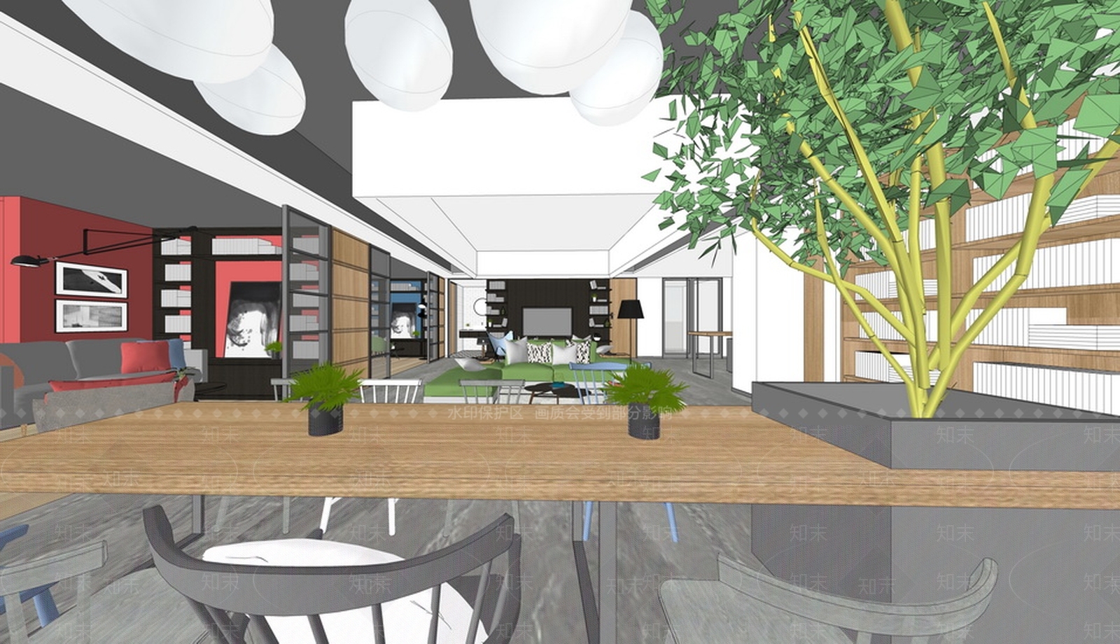 灯具SU模型下载【ID:162177116】