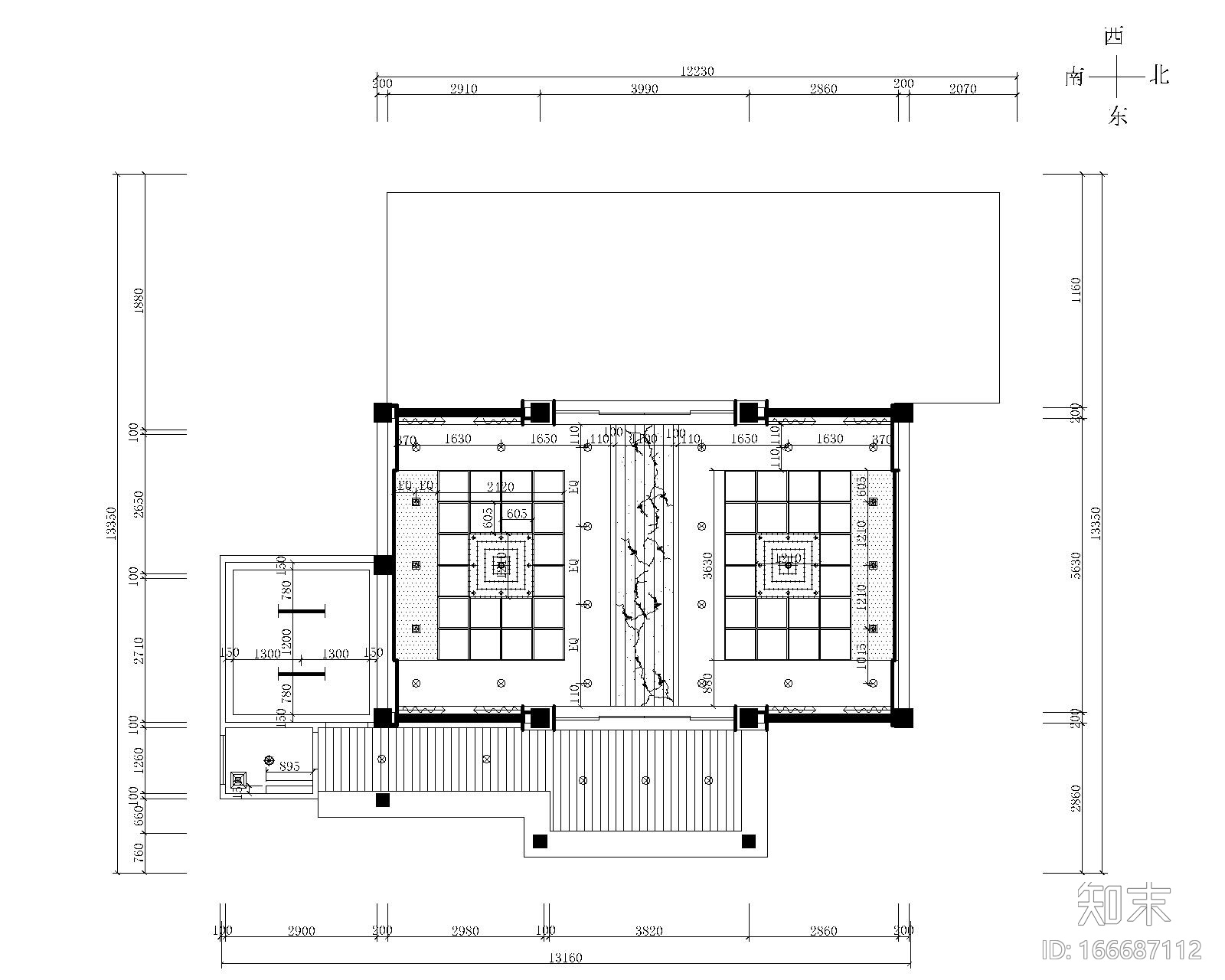 某别墅型私人接待餐厅装饰施工图cad施工图下载【ID:166687112】