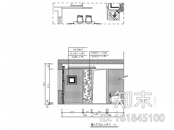 [深圳]花园小区简欧三居室样板房装修图（含效果）cad施工图下载【ID:161845100】