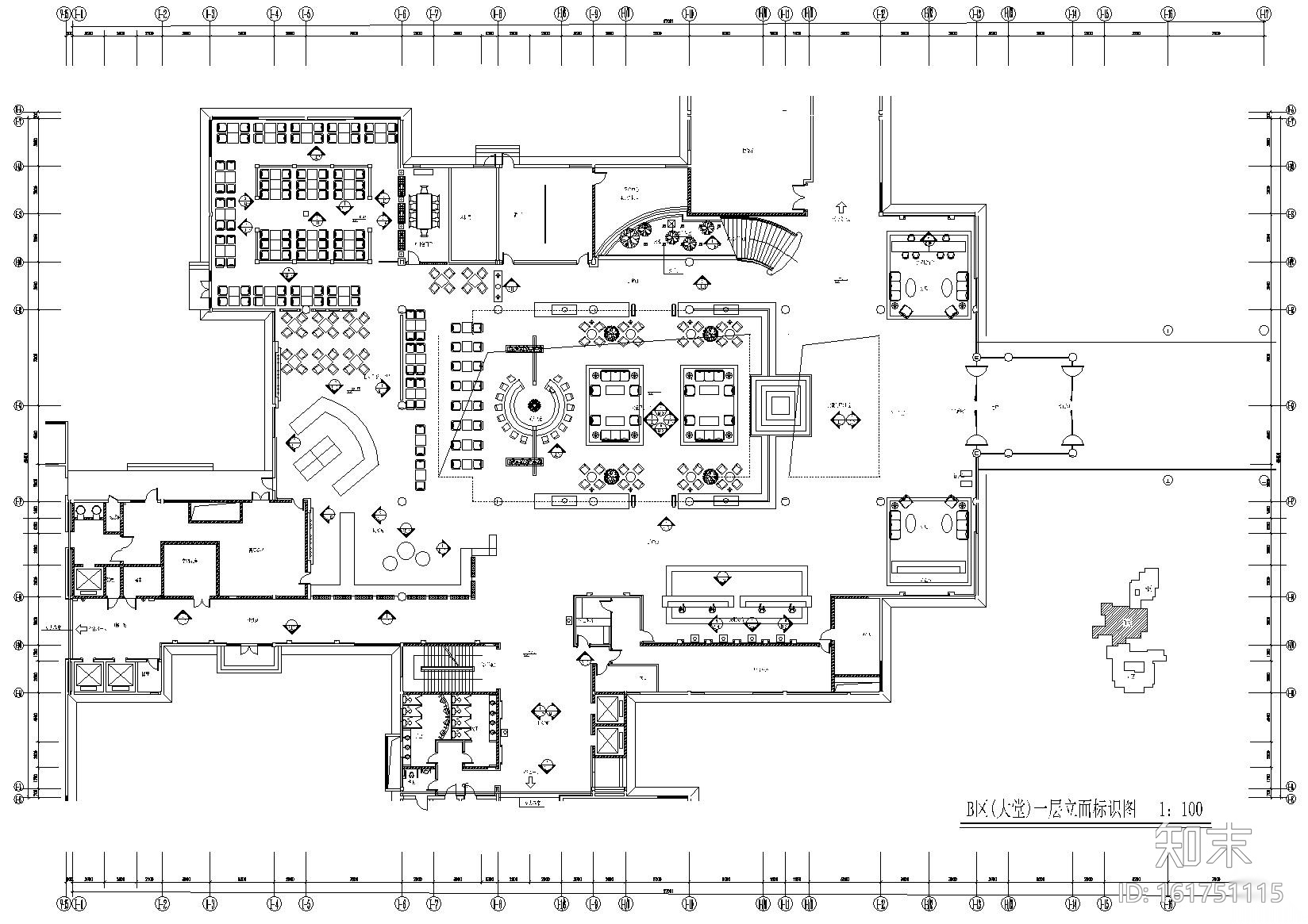 [浙江]绍兴鉴湖大酒店工程施工图​+实景图cad施工图下载【ID:161751115】