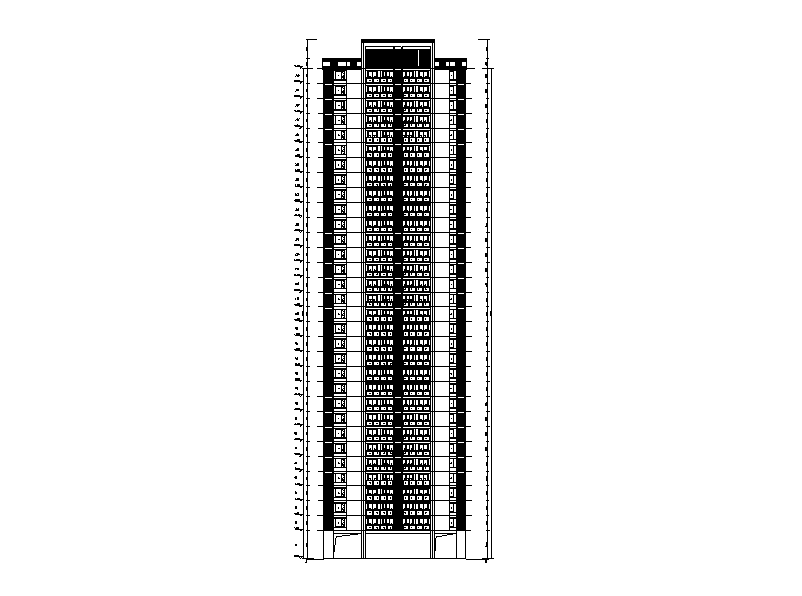 大型高层住宅及商业公建配套建筑施工图施工图下载【ID:165601180】