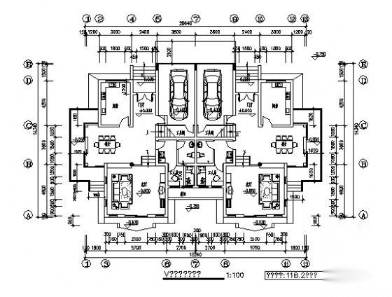 某二层别墅（C4型）建筑方案图cad施工图下载【ID:149919120】