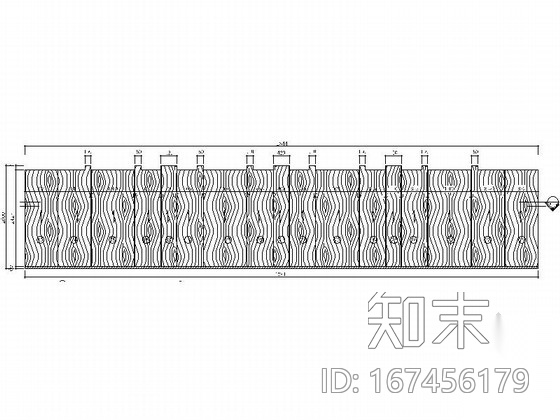 [湖州]水上白金七星级酒店电梯厅及过道装修图cad施工图下载【ID:167456179】