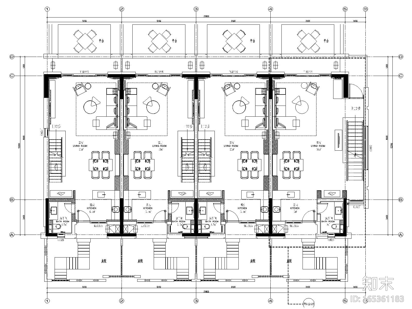 丽江复华度假世界七套别墅CAD施工图+效果图施工图下载【ID:165361183】