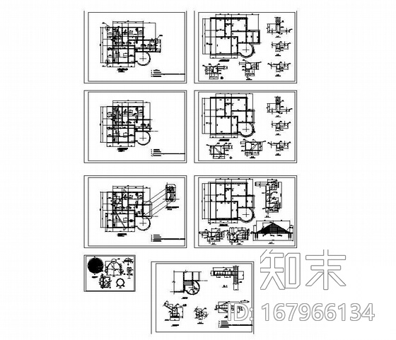 某3层砌体结构别墅结构施工图施工图下载【ID:167966134】