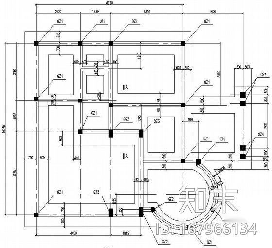 某3层砌体结构别墅结构施工图施工图下载【ID:167966134】