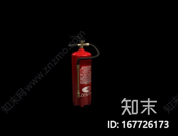 灭火器模型CG模型下载【ID:167726173】