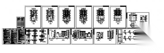 某五层商住楼建筑设计方案图cad施工图下载【ID:168114154】