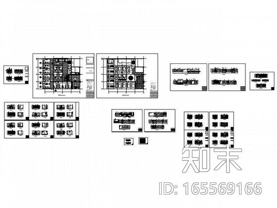 [江苏]国际酒店KTV空间装修图cad施工图下载【ID:165569166】
