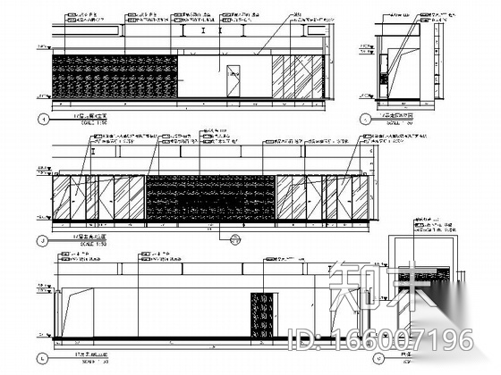 [上海]黄浦江岸独特外形高档现代办公室CAD装修施工图（...cad施工图下载【ID:166007196】