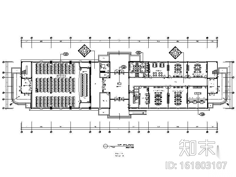 某经济开发区企业办公集中区办公楼施工图cad施工图下载【ID:161803107】