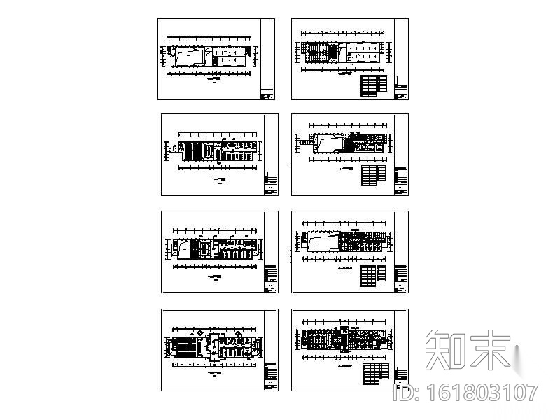 某经济开发区企业办公集中区办公楼施工图cad施工图下载【ID:161803107】