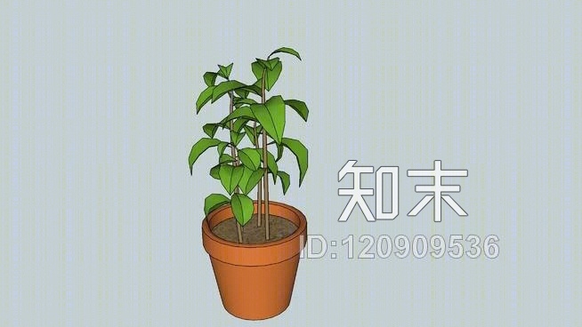花盆SU模型下载【ID:120909536】