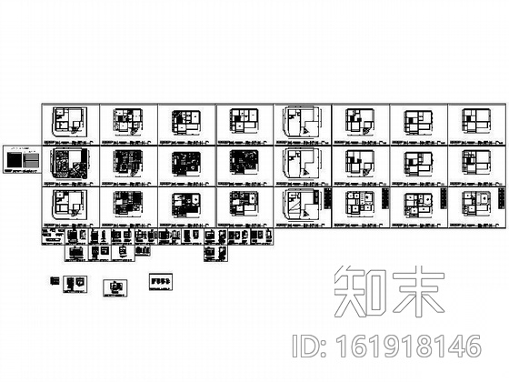 [广东]四层别墅装修图方案cad施工图下载【ID:161918146】