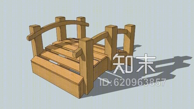 花园桥SU模型下载【ID:620963857】
