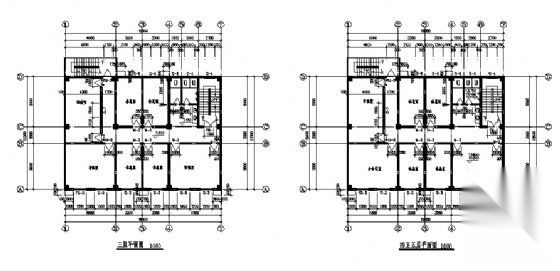 某六层老干部活动中心建筑施工图cad施工图下载【ID:166433151】