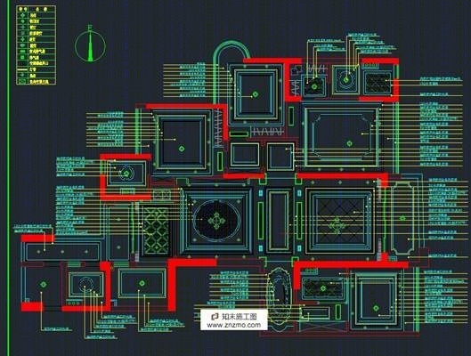 奢华欧式cad施工图下载【ID:56903758】