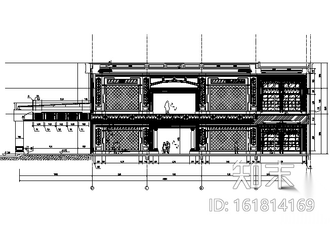 鄂尔多斯万佳大酒店施工图设计+效果图cad施工图下载【ID:161814169】