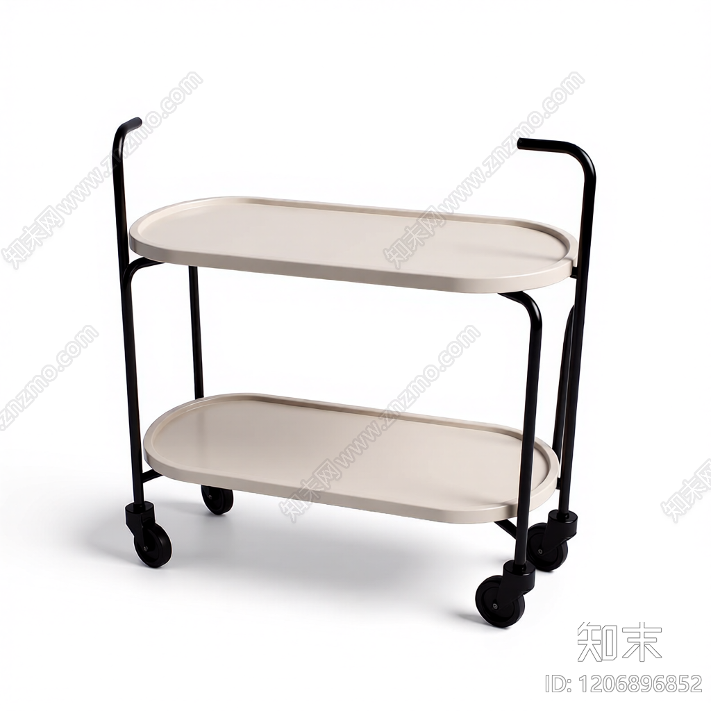 双层手推车3D模型下载【ID:1206896852】