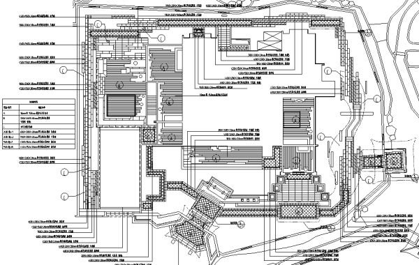 [安徽]高档住宅别墅私家庭院景观设计施工图cad施工图下载【ID:160714196】