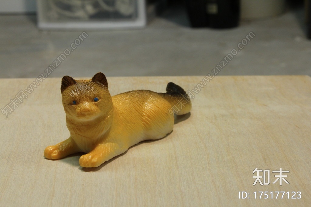 黄色的猫咪3d打印模型下载【ID:175177123】