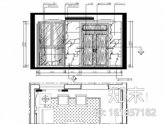 经典中式三层别墅室内装修图（含效果）cad施工图下载【ID:161857182】