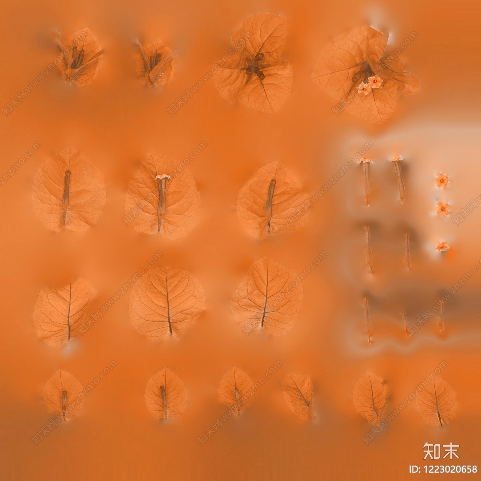 绿植墙贴图下载【ID:1223020658】