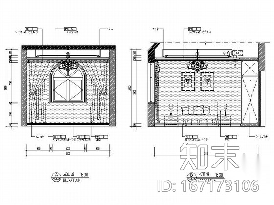 精品古典欧式风情三层别墅室内CAD装修图（含效果）cad施工图下载【ID:167173106】