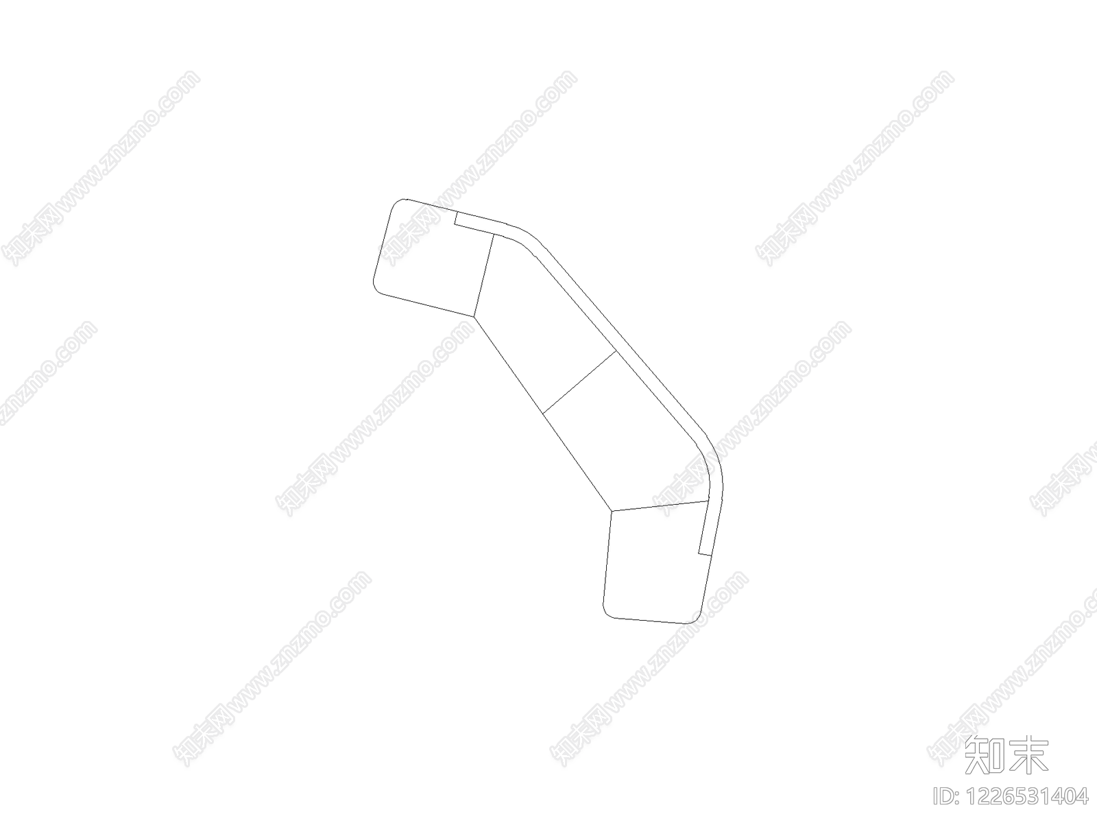 现代装饰线条CAD图纸