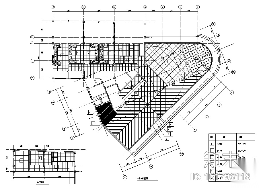 现代大型自助式KTV空间施工图（附效果图）cad施工图下载【ID:161796118】