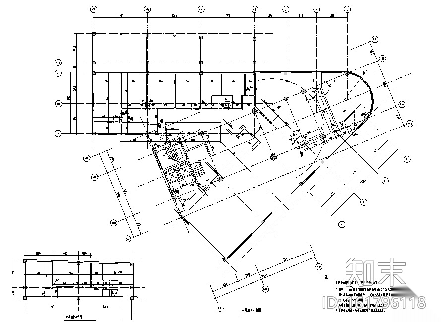 现代大型自助式KTV空间施工图（附效果图）cad施工图下载【ID:161796118】