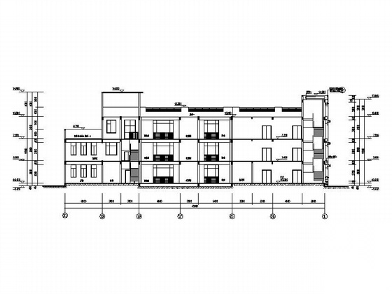 [湖南]某军区六班三层幼儿园建筑施工图cad施工图下载【ID:165739129】