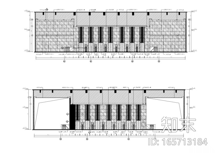 [佛山]万达甲级写字楼两套办公样板间效果图+施工图+机...cad施工图下载【ID:165713184】