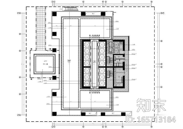 [佛山]万达甲级写字楼两套办公样板间效果图+施工图+机...cad施工图下载【ID:165713184】