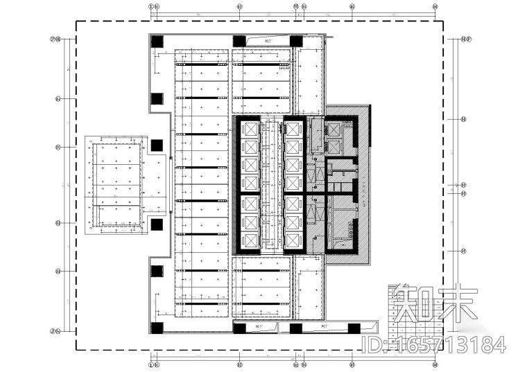 [佛山]万达甲级写字楼两套办公样板间效果图+施工图+机...cad施工图下载【ID:165713184】