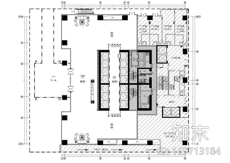 [佛山]万达甲级写字楼两套办公样板间效果图+施工图+机...cad施工图下载【ID:165713184】