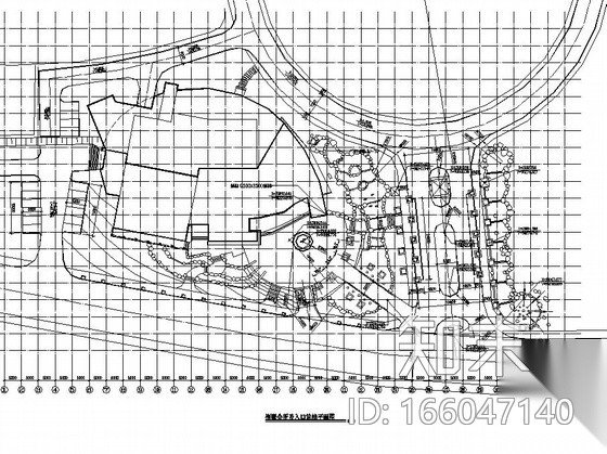 [长沙]别墅会所及入口景观设计施工图cad施工图下载【ID:166047140】