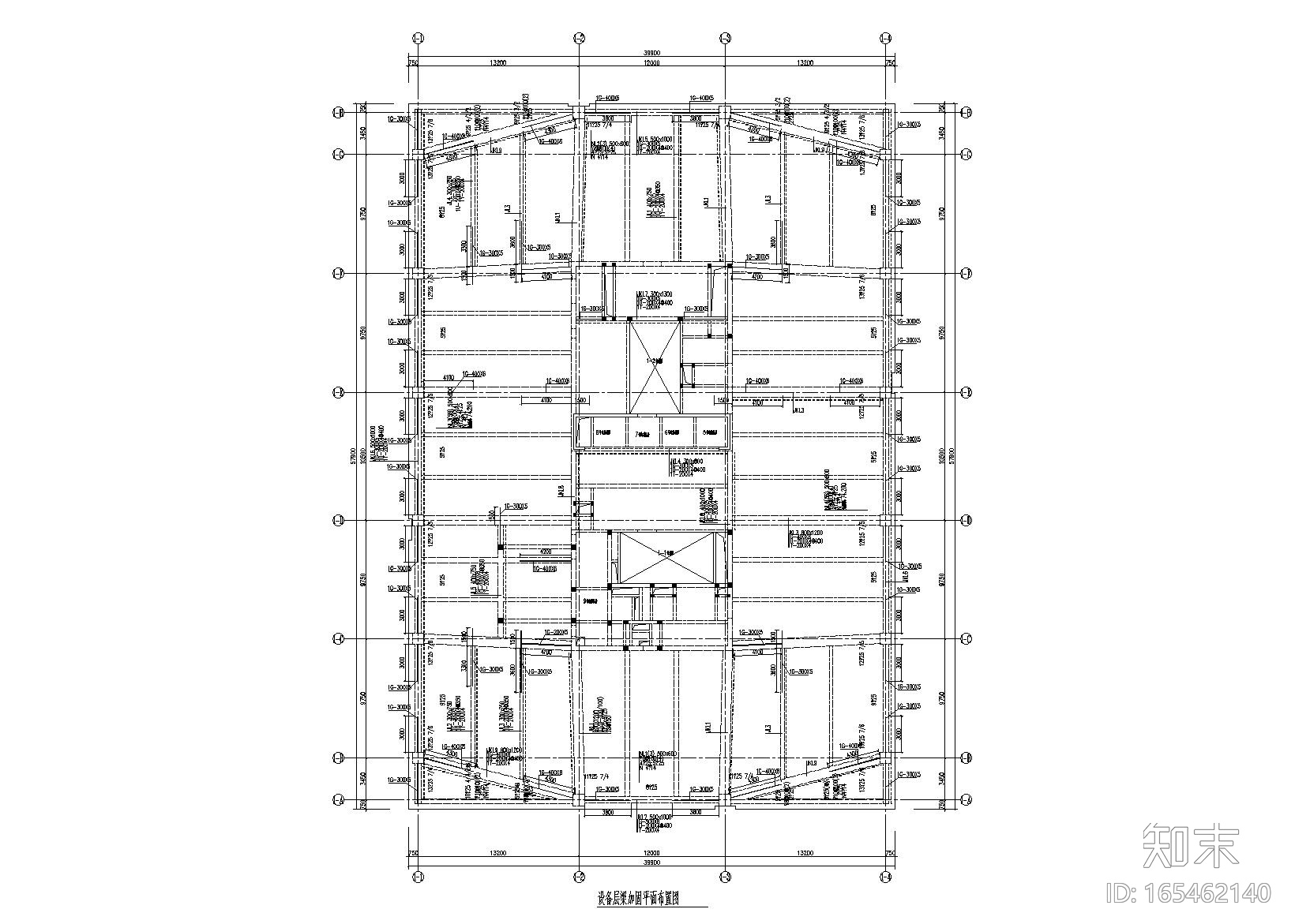 16层钢混高层建筑屋面改造加固工程施工图（2017）cad施工图下载【ID:165462140】