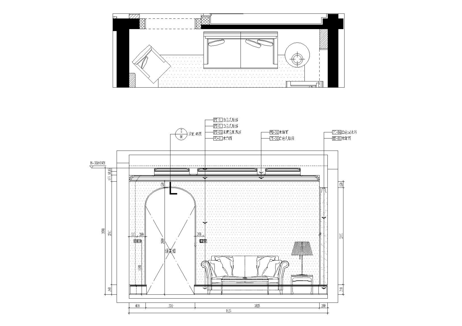 [上海]-昆山国润F型别墅住宅施工图+效果图施工图下载【ID:160016126】