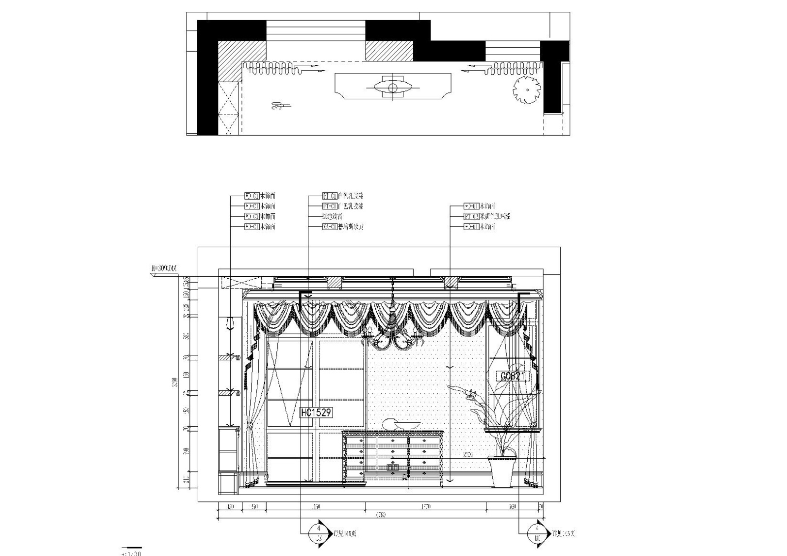 [上海]-昆山国润F型别墅住宅施工图+效果图施工图下载【ID:160016126】