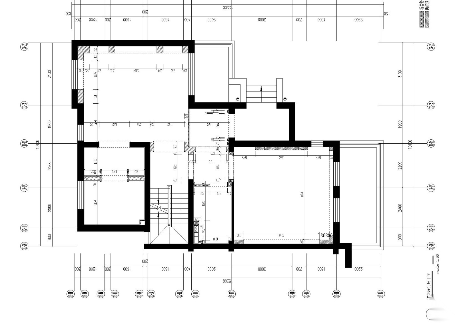 [上海]-昆山国润F型别墅住宅施工图+效果图施工图下载【ID:160016126】