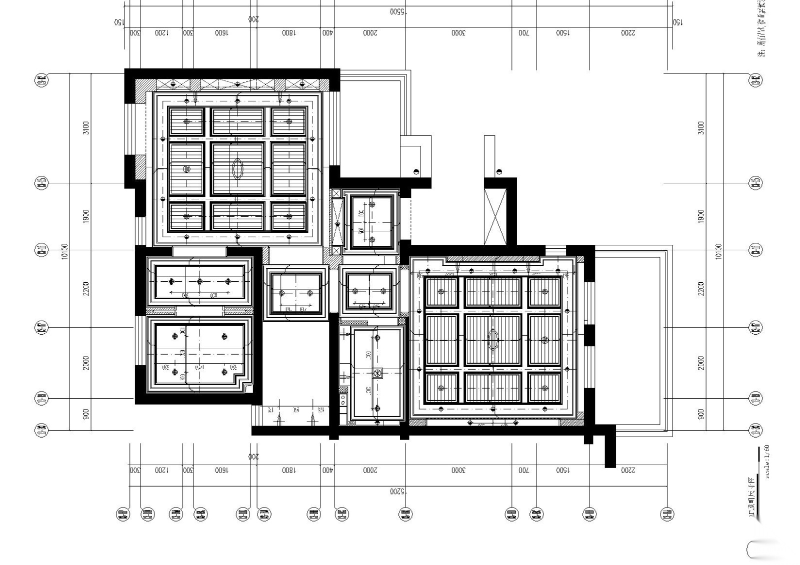 [上海]-昆山国润F型别墅住宅施工图+效果图施工图下载【ID:160016126】