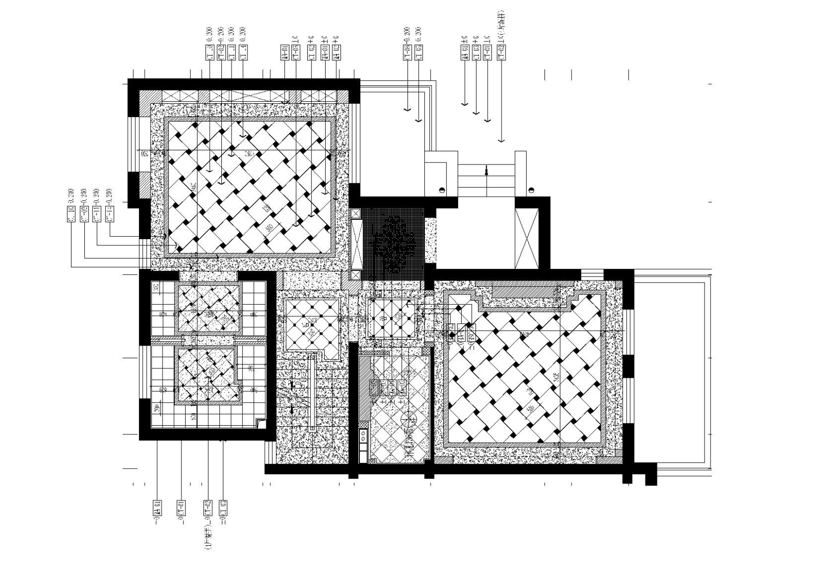 [上海]-昆山国润F型别墅住宅施工图+效果图施工图下载【ID:160016126】