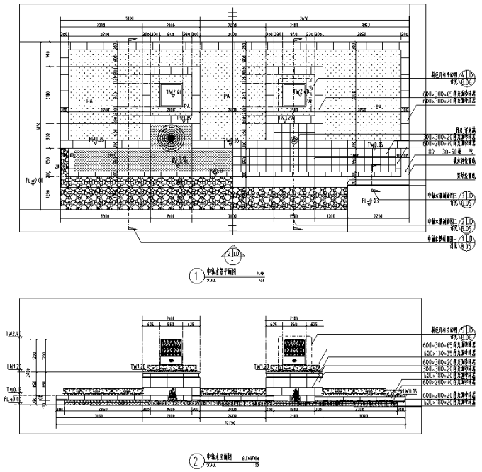 [宁夏]滨湖古典主义高端生态居住区景观设计全套施工图cad施工图下载【ID:161044144】