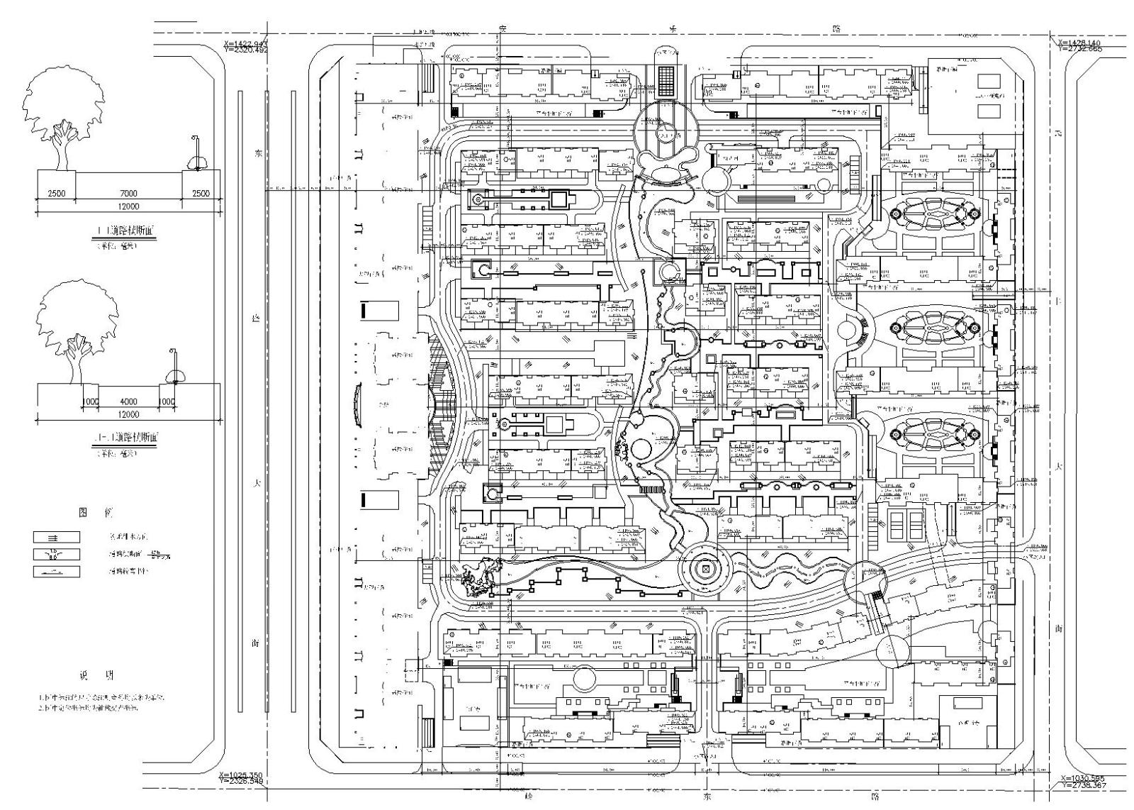 [吉林]长春某花园小区住宅楼建筑群设计施工图(含总图...施工图下载【ID:150024152】