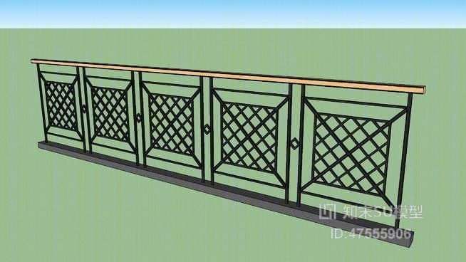 栏杆SU模型下载【ID:319253732】